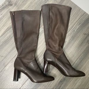 Cole Haan Nike air heeled brown boots